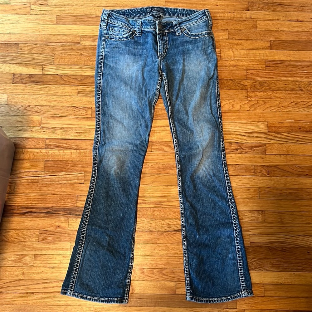 Silver jeans